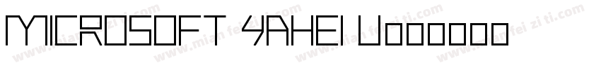 microsoft yahei u字体转换